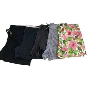 Womens Shorts Lot size 16 Mid to High Rise Casual Beach Coastal Summer Preppy